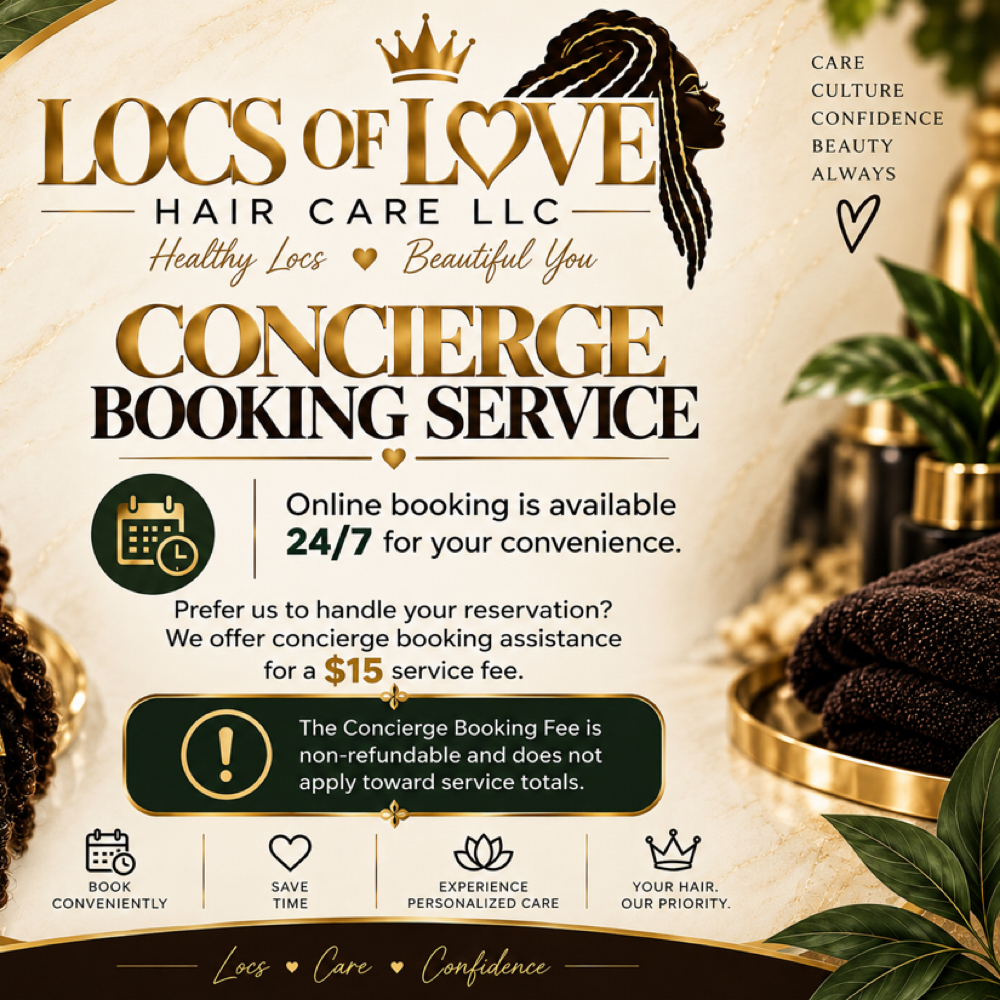 Concierge Booking Service at Locs of Love Haircare & Spa in Antioch, TN