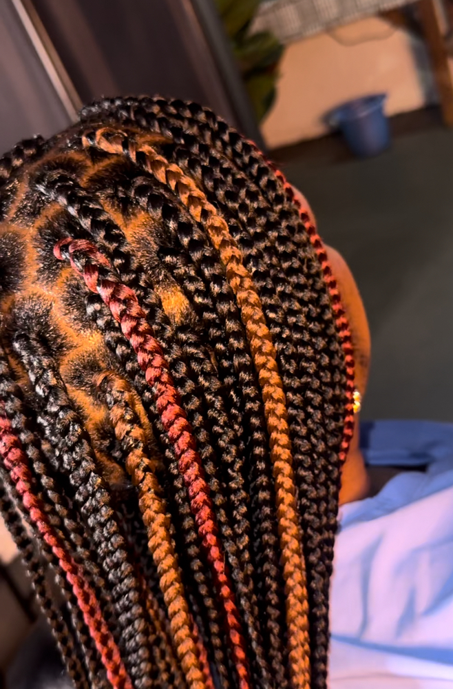 Mid Back Med Box Braids