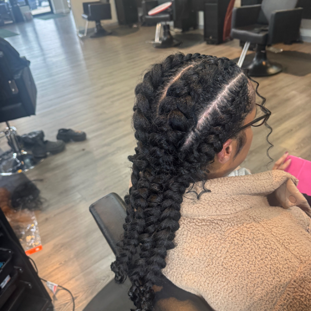 Feed In Cornrows at ByGemJayla in Columbus, OH