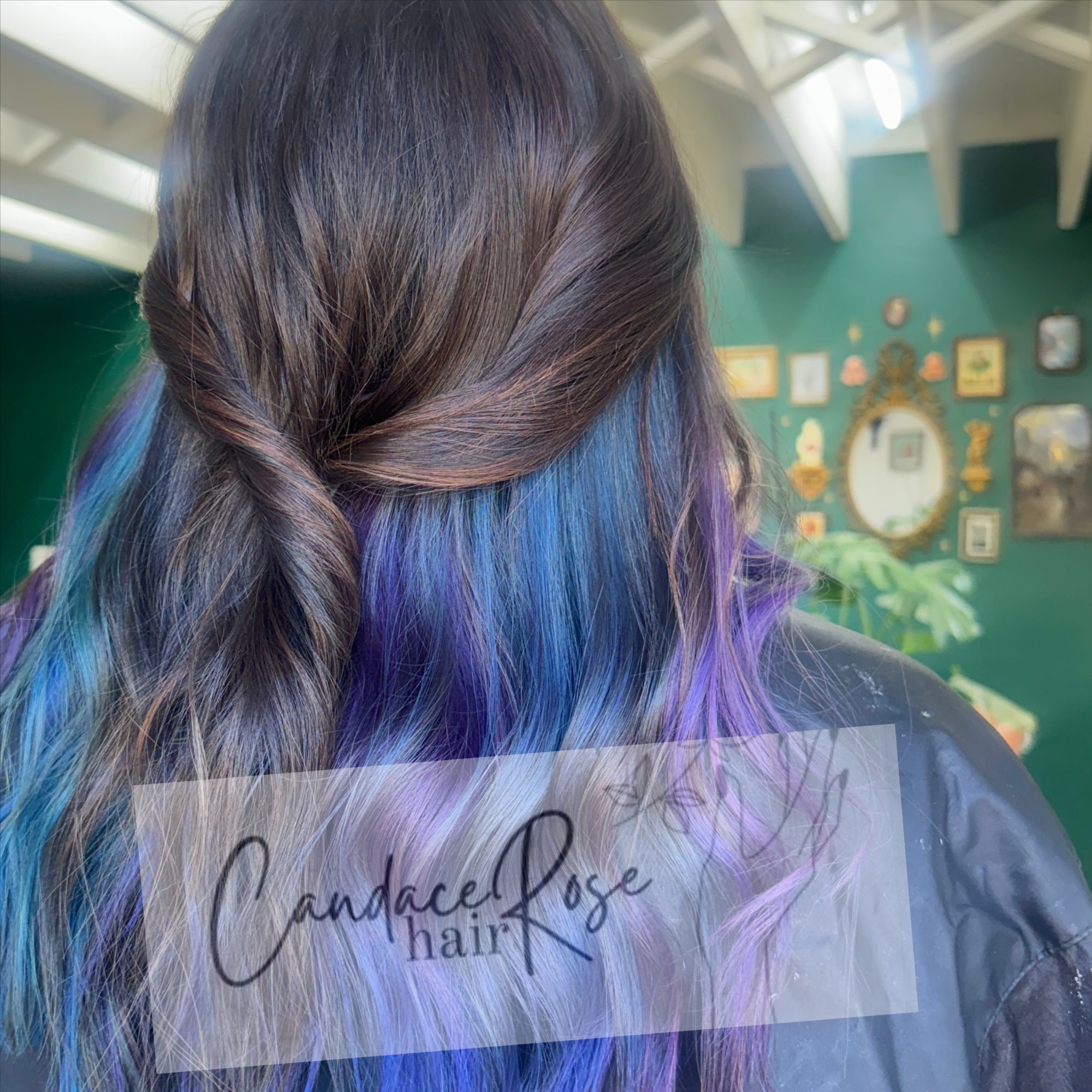 Color Block / Money Piece at Velvet Moon Hair & Nails Studio in Ventura, CA