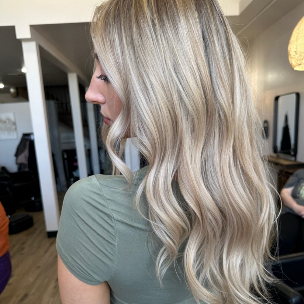 Blonding at Ultraviolet Hair Co in College Station, TX