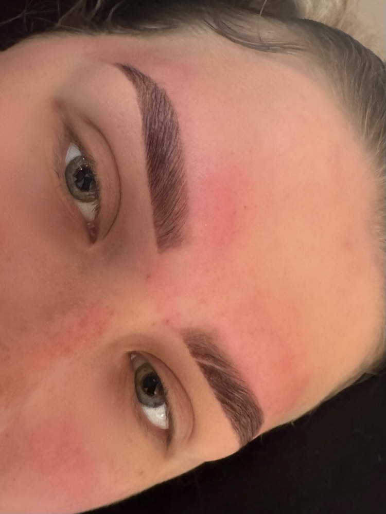 Brow Lamination With Hybrid Tint