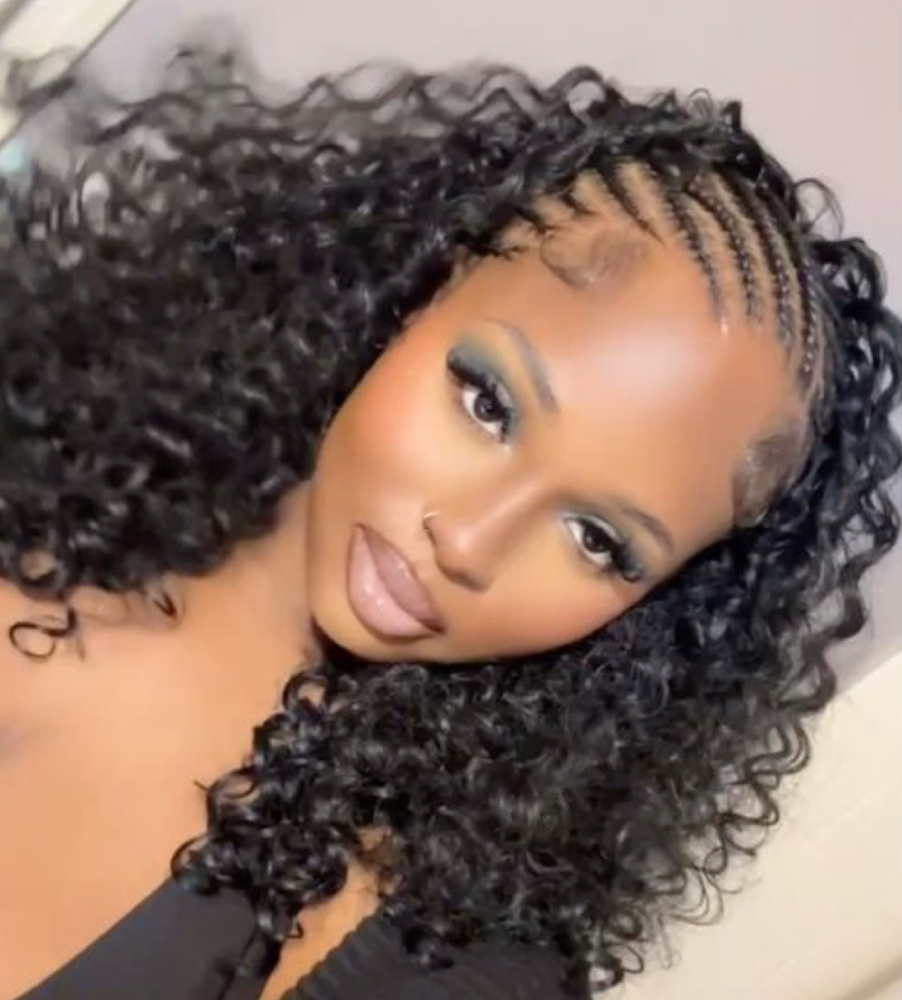 Shampoo/half Braiddown Design