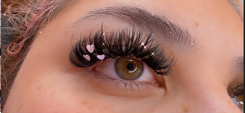 Heart Decals For Lash Extensions