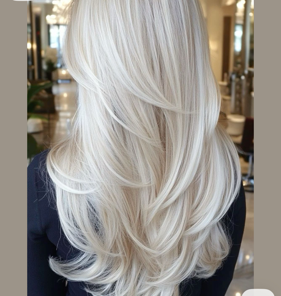 All blonde (bleach&tone)