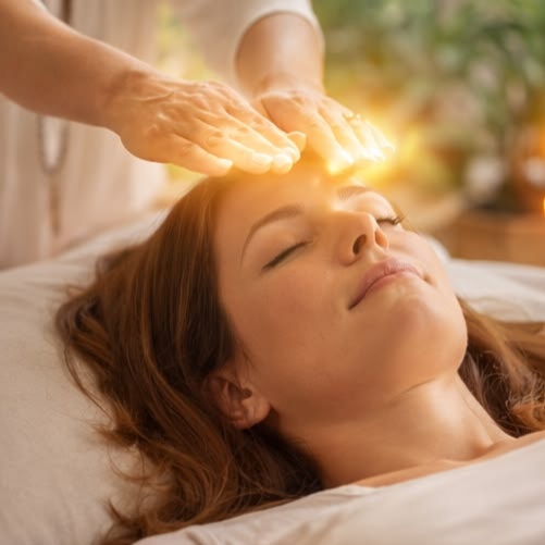 CROWN OF CALM-(25 min.) at Cheriba's Massage Studio in Granbury, TX