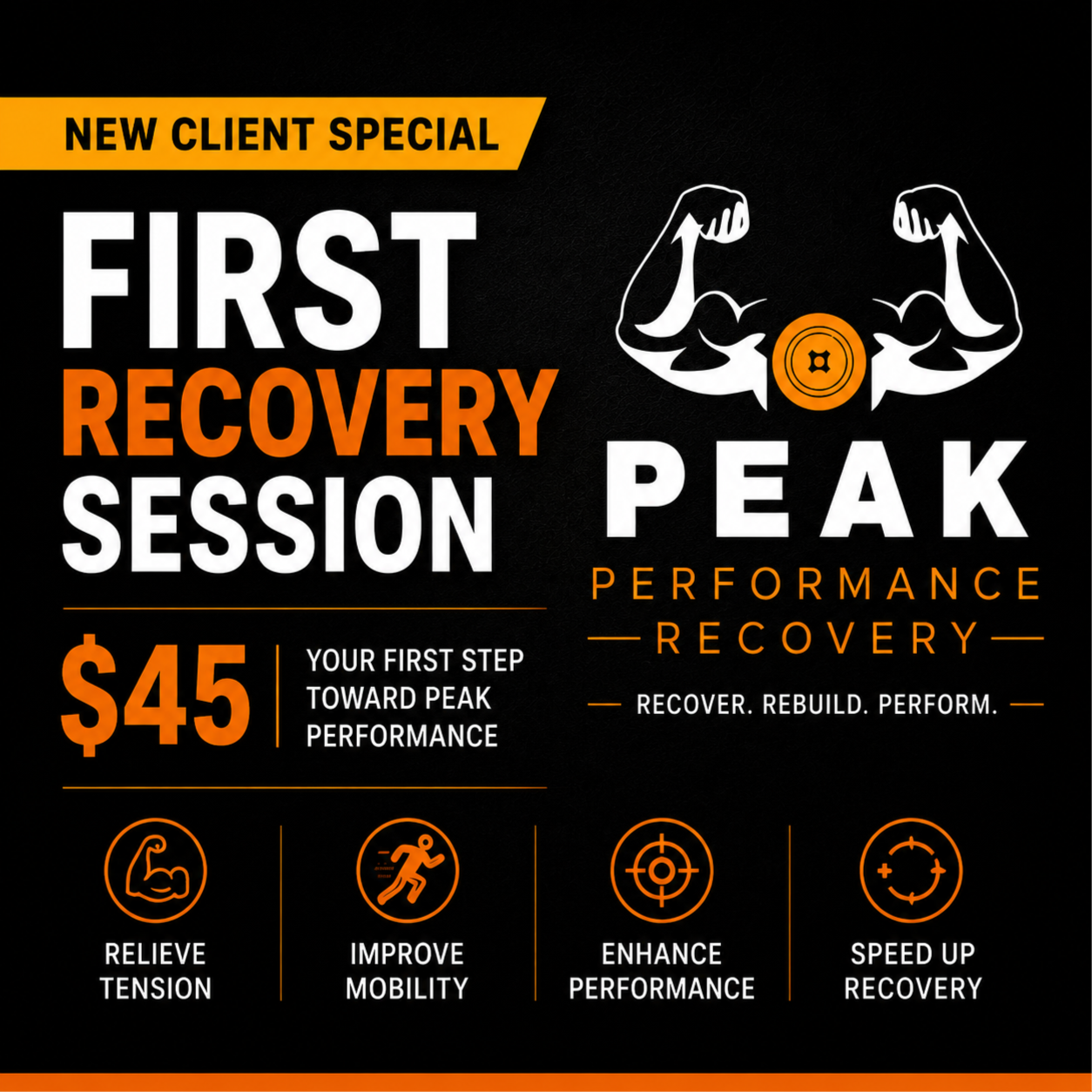 New Client Recovery Session at Peak Performance Recovery in Hockley, TX