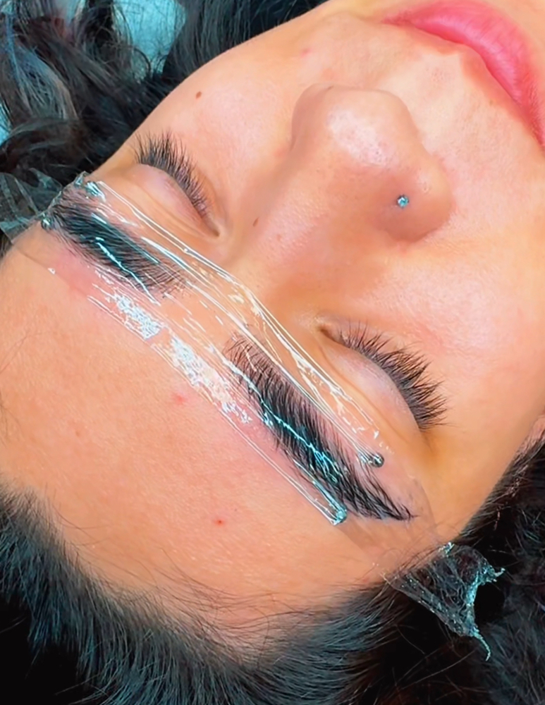 Brow lamination at Color LAB in East providence, RI