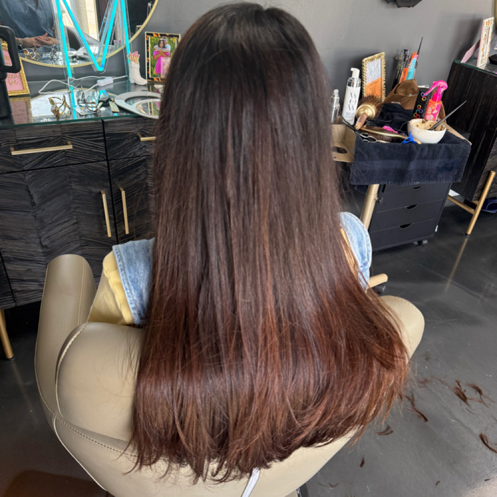 Root Touch Up with Foils