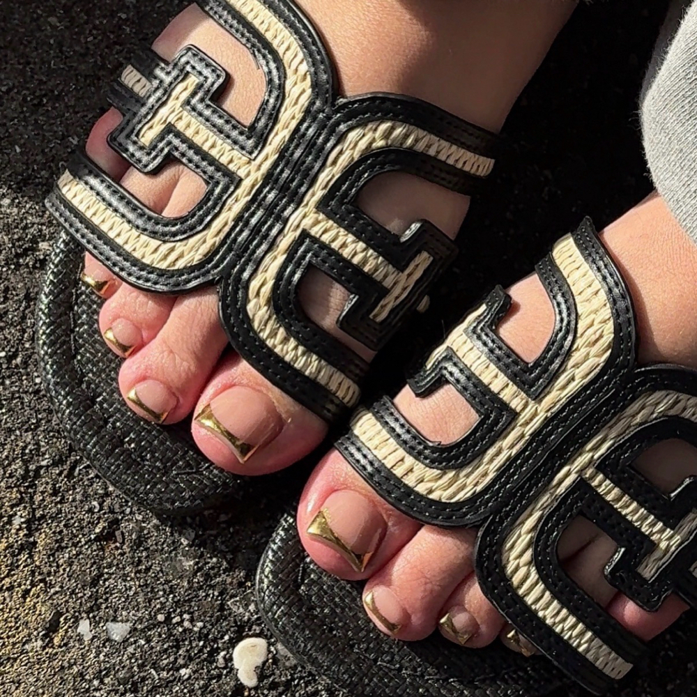 Toe Full Set With French at Boss Nails in Semmes, AL