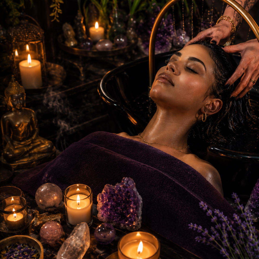 Spiritual Crown HeadSpa at Amethyst Spa in Omaha, NE