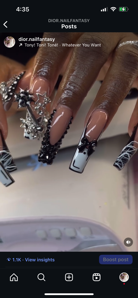 Charms at Dior Nail Fantasy in Atlanta, GA