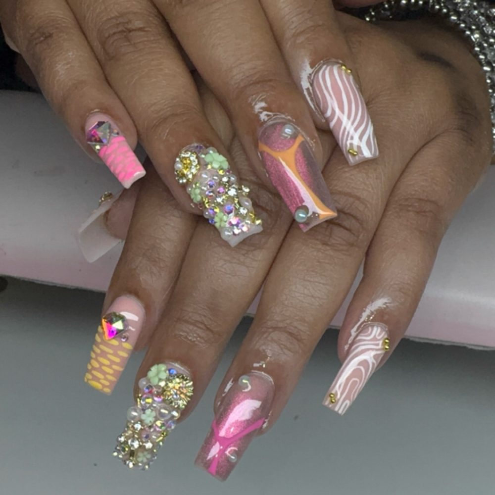 Medium Freestyle at Jaymo The Nail Tech in Baton Rouge, LA