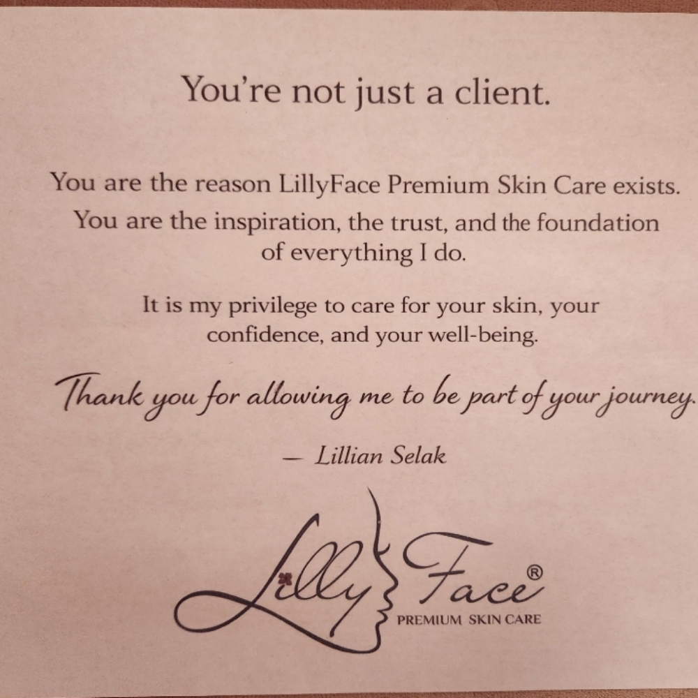 Virtual Visit at LillyFace Premium Skin Care in Saint Augustine, FL