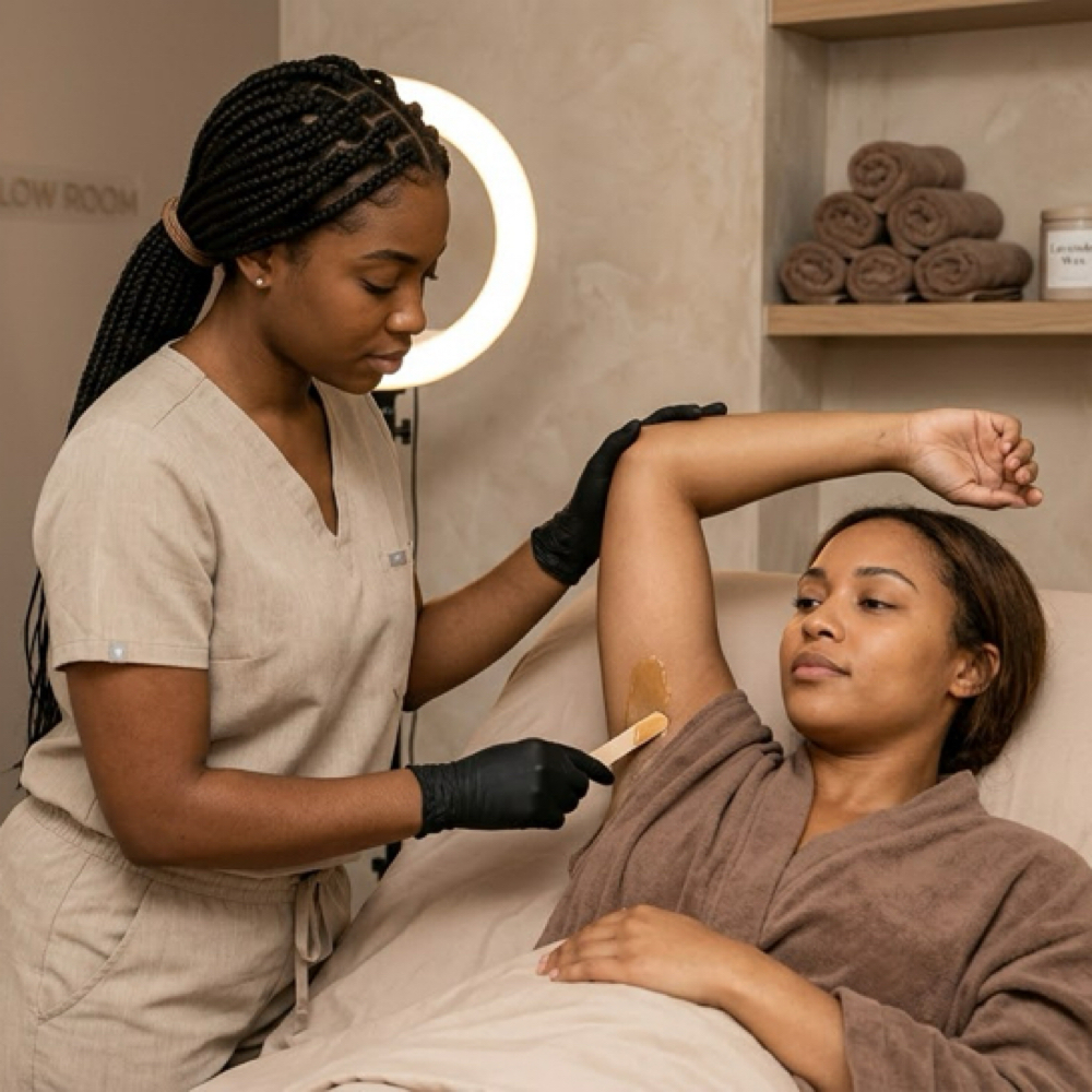 Underarm Wax - Models at Chloe Renee Beauty in Fountain Valley, CA