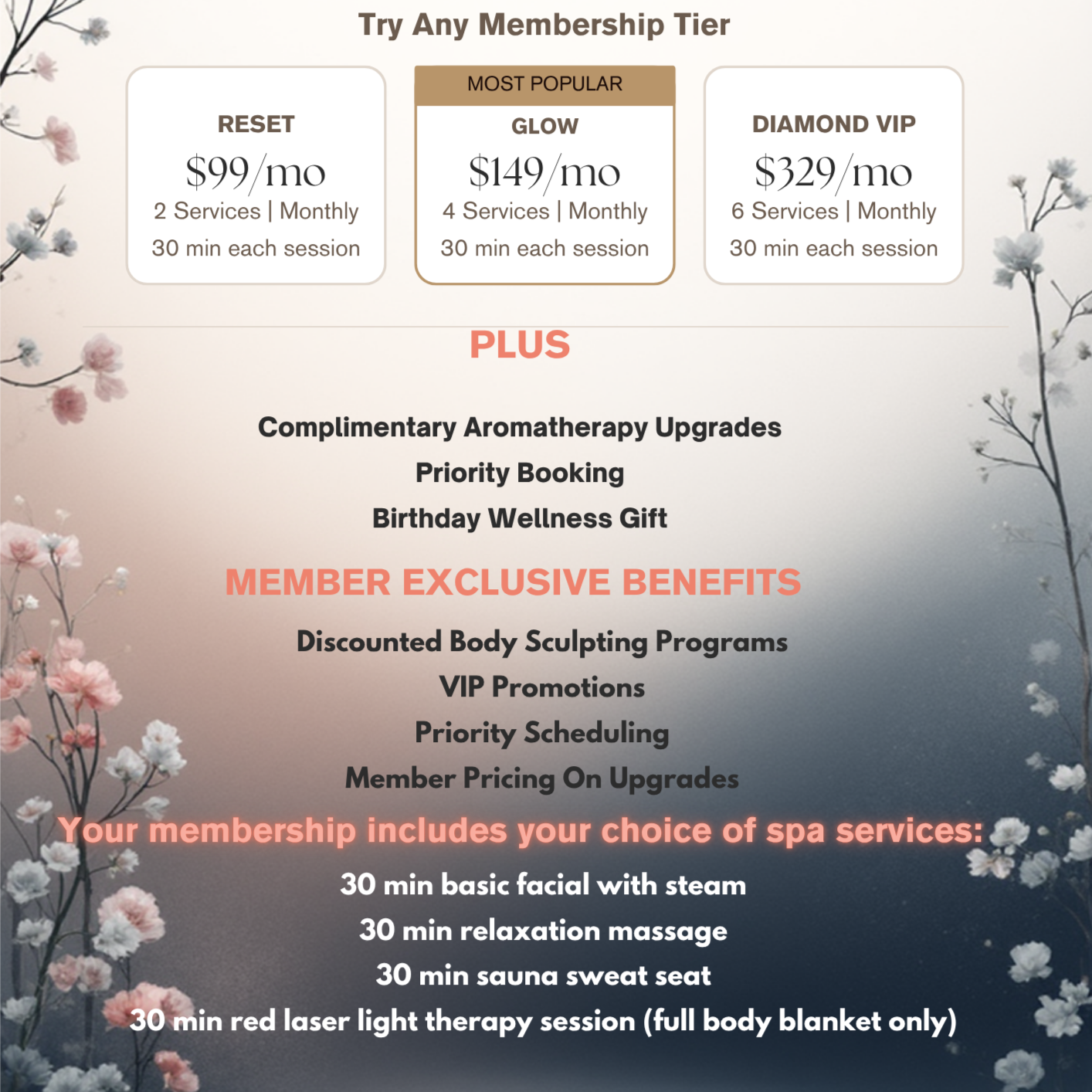 Glow Spa Monthly Membership Gold at Get Body Sculpted in Atlanta, GA