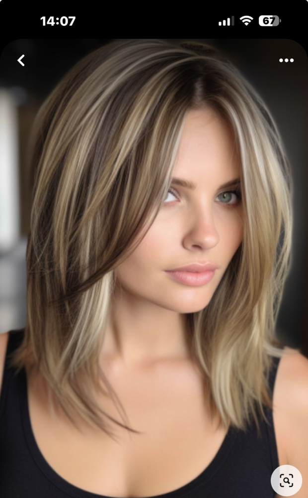 Partial Highlites with toner