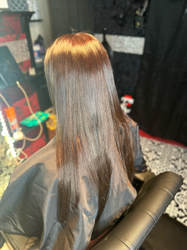 Tape In Application at Crowned in Anderson, SC