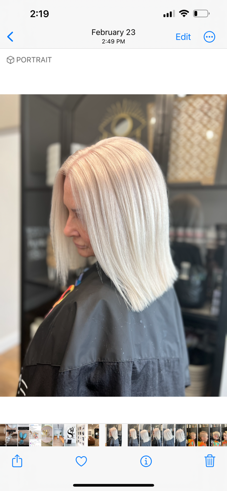 Blonde All Root Retouch W/Toner