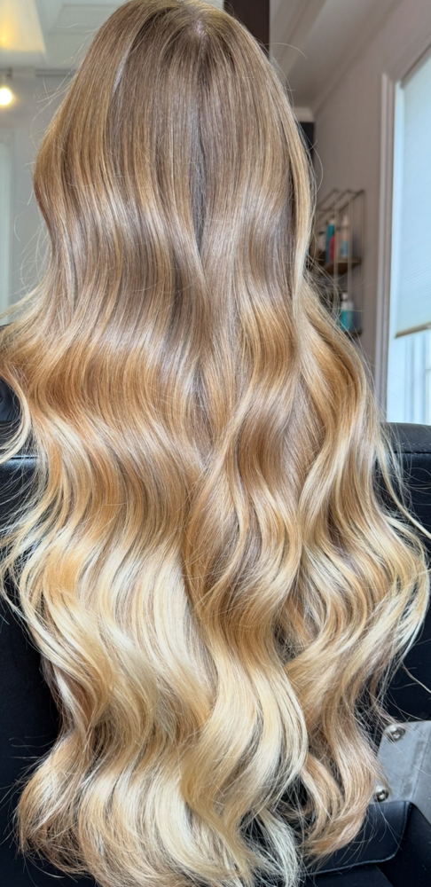 Partial Balayage/Partial Foil at Hair Canvas Studio in Bristol, RI