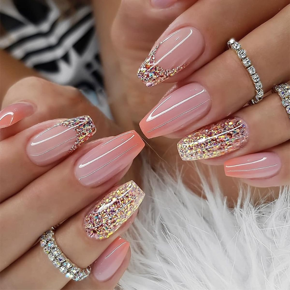 Acrylic Full Set + GEL Polish