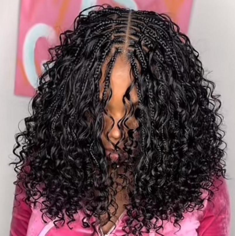 Short Boho Braids Bob Lenght