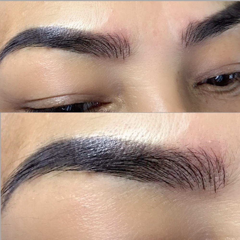 Combo Brows New Set at Katie Brows and Cosmetic Tattoo in Monroe, CT