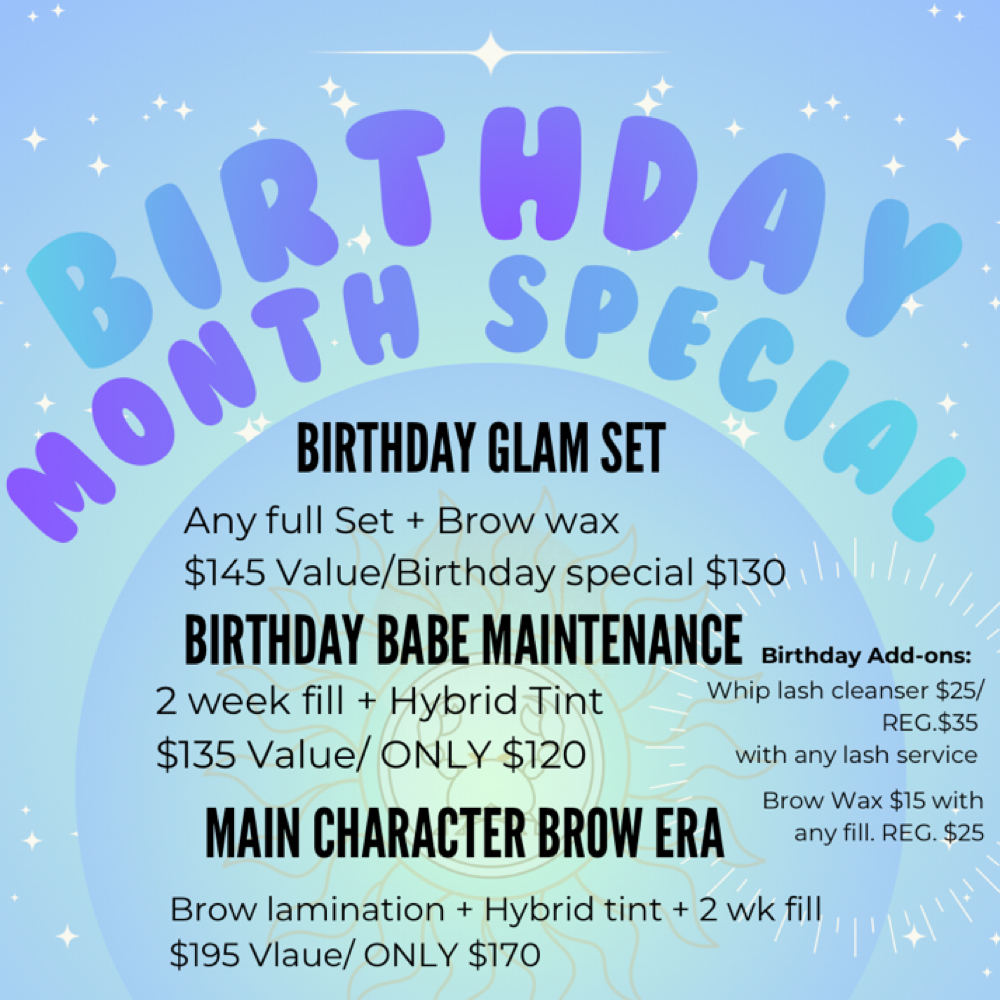 Birthday Babe Maintenance at Ineffable Beauty Salon in Buda, TX