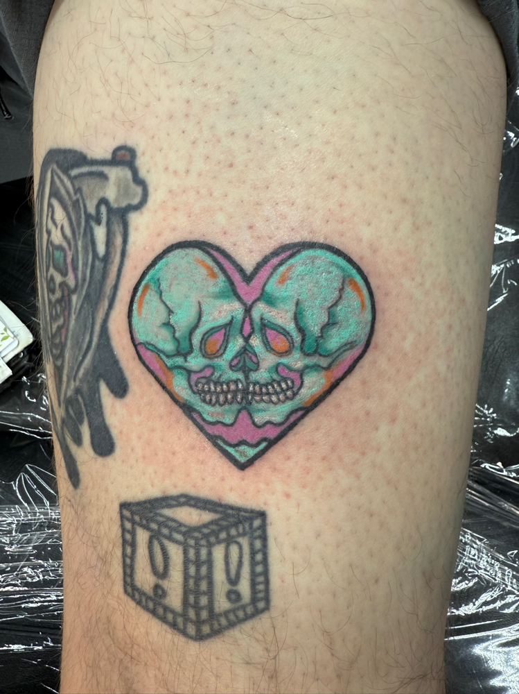 Traditional Tattoo Color at Heavenly Loves Tattoos in Twentynine Palms, CA