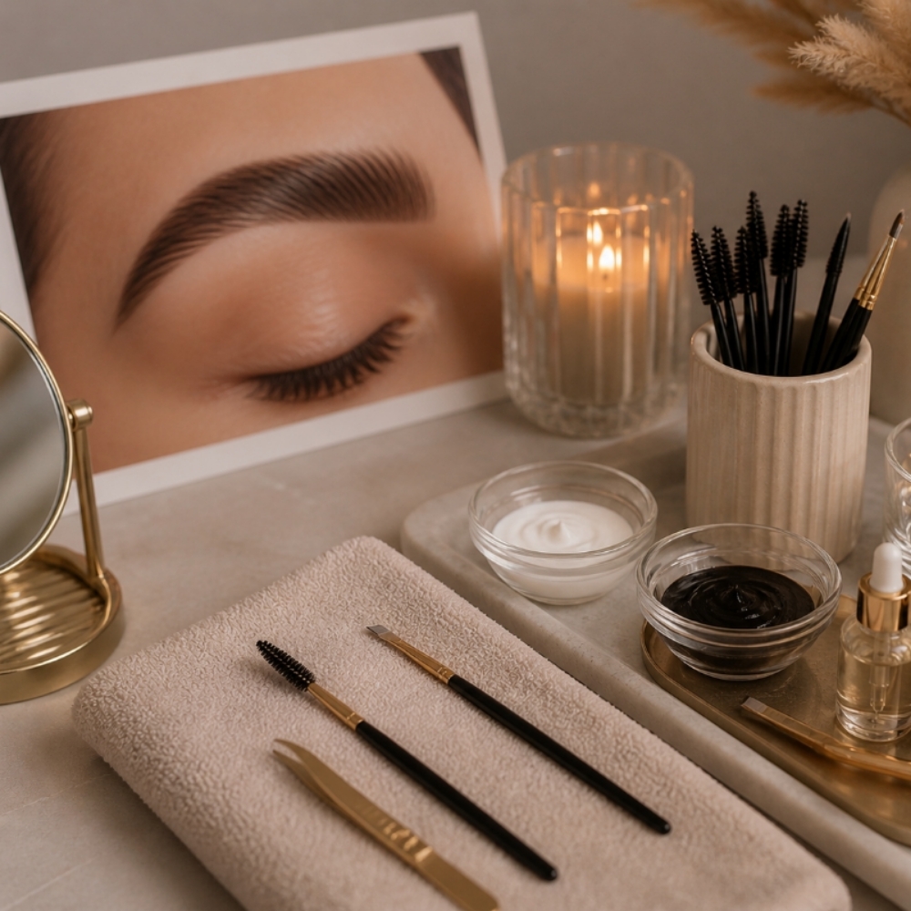 Brow Lamination & Staining at D'Luna Aesthetics, Brows & Wellness in Clearwater, FL