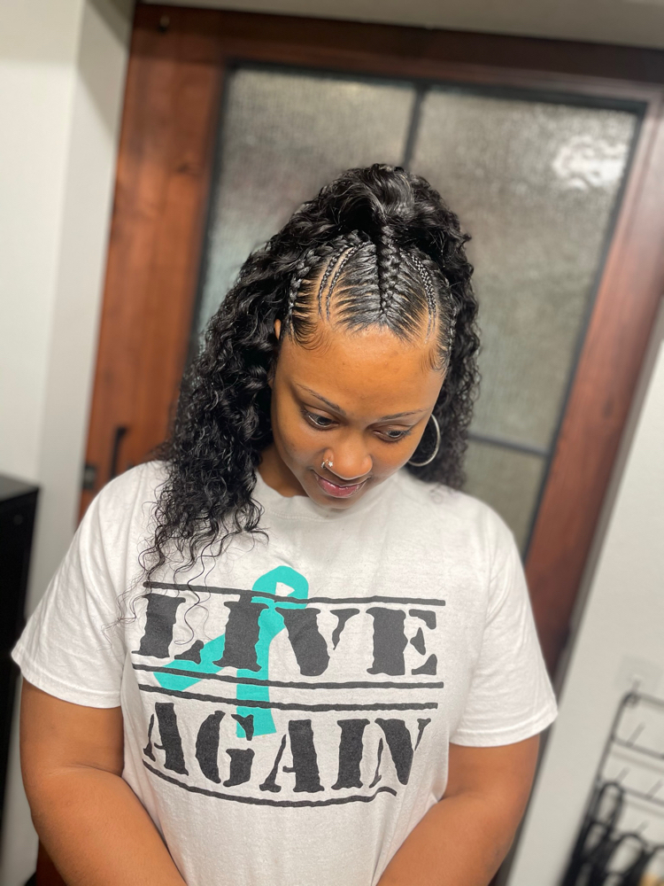 Half up half down Sew In