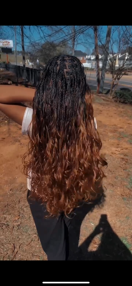 French Curl Braids- Smedium at Tressé by Asholyn in Martinez, GA