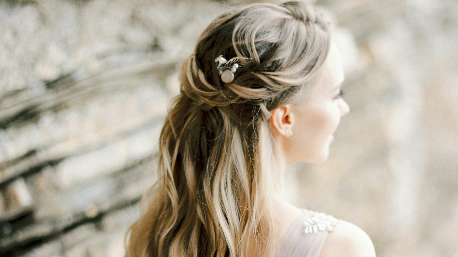 Half Updo at The Journey Salon in Katy, TX