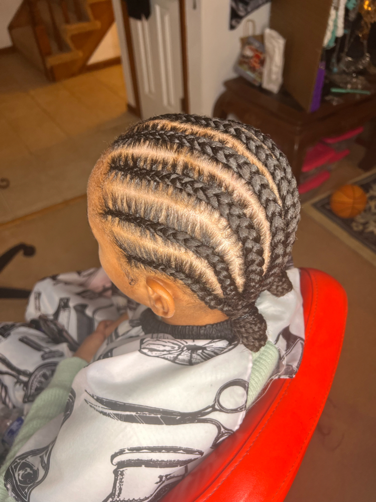 Kid Feed-in Braid Styles