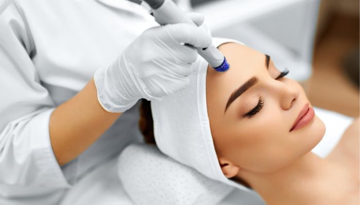 Hydrafacial treatment