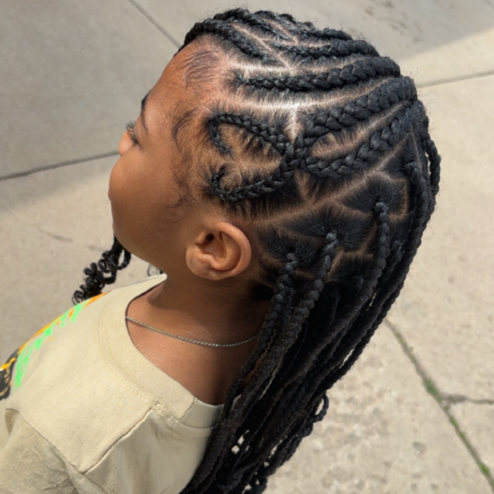 Kids Knotless/ Fulani at Laneighs Hair Vanity in Wichita, KS
