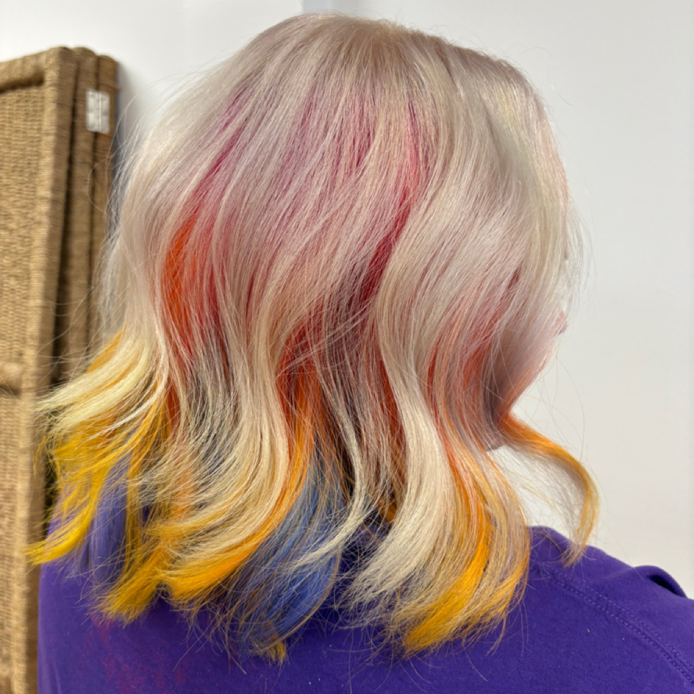 Double Process Blonde at Boho Hair Studio in Westfield, MA