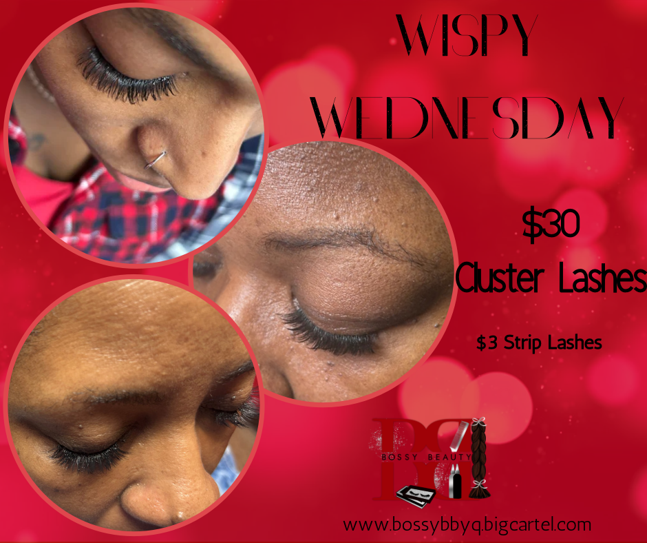 Wispy Wednesday Cluster Lashes