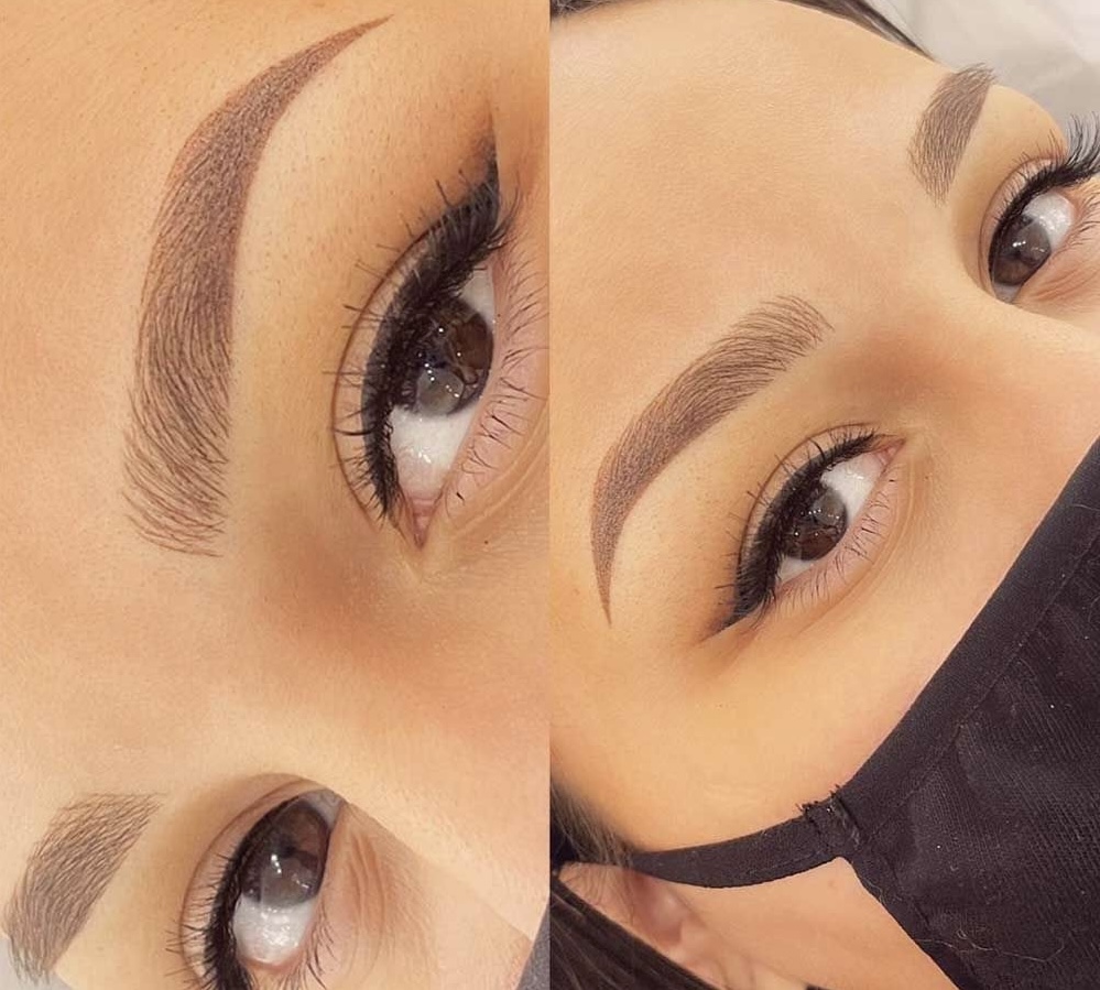 Combo Brows (Microblading + Ombré) at Brow And Glow by Kathy in Bellflower, CA