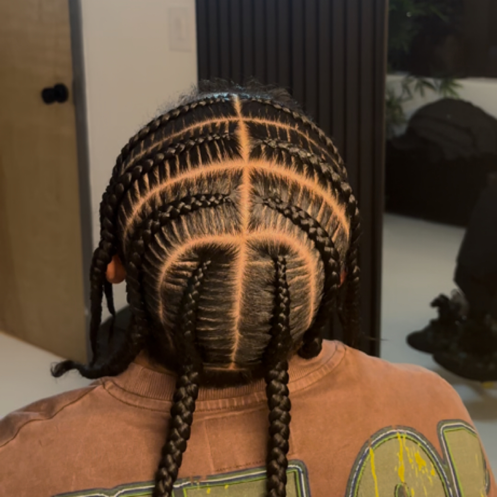 Pop smoke braids at BraidedXfaded in Brooklyn, NY