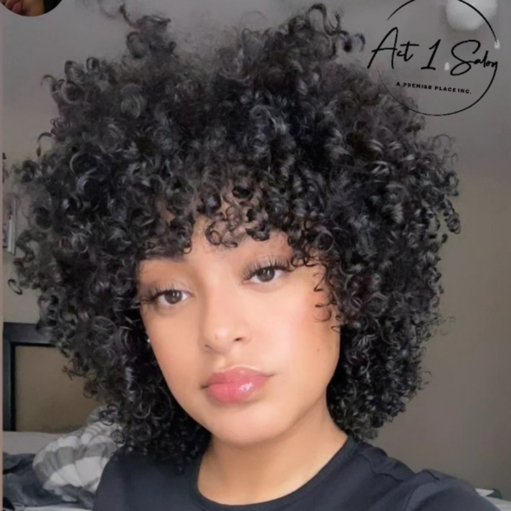Curly Cut And Style at Act 1 Salon & Spa in Winchester, VA