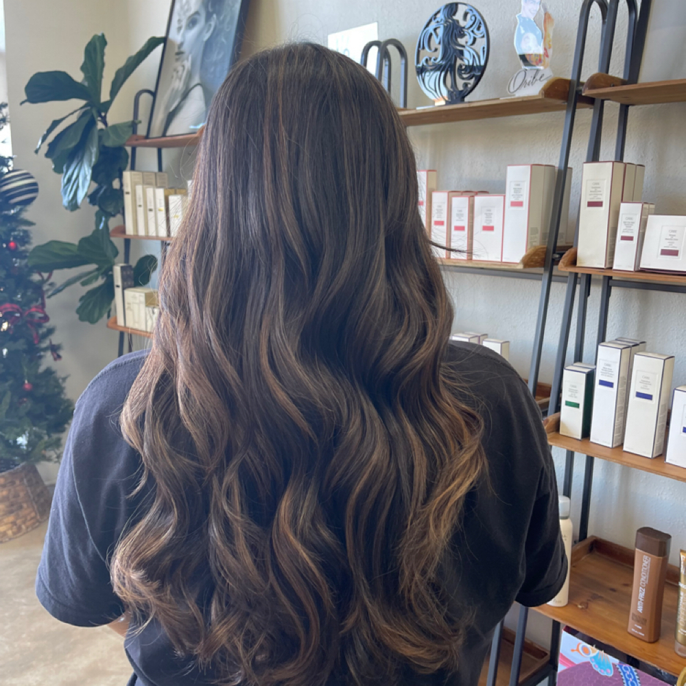 Hair Extensions Install at Shea Eliz Salon in Houston, TX