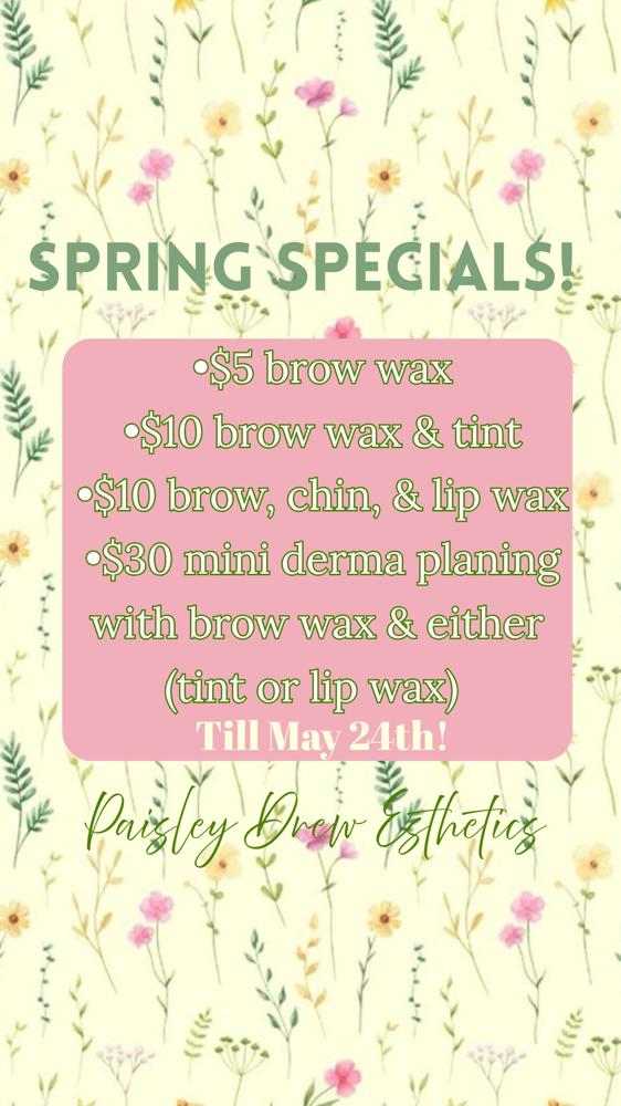 $30 Mini Derma Planing with Wax