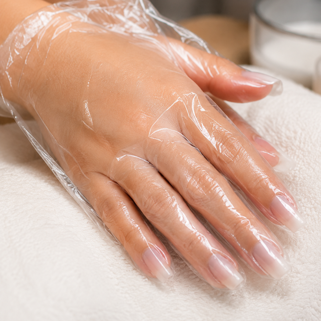 Hydrating hand wrap at Sudden Allure in Hilliard, OH