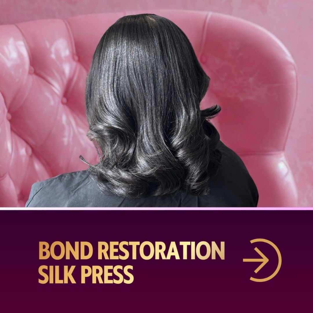 Bond Restoration Silk Press at Her Mane Therapy in Lewisville, TX