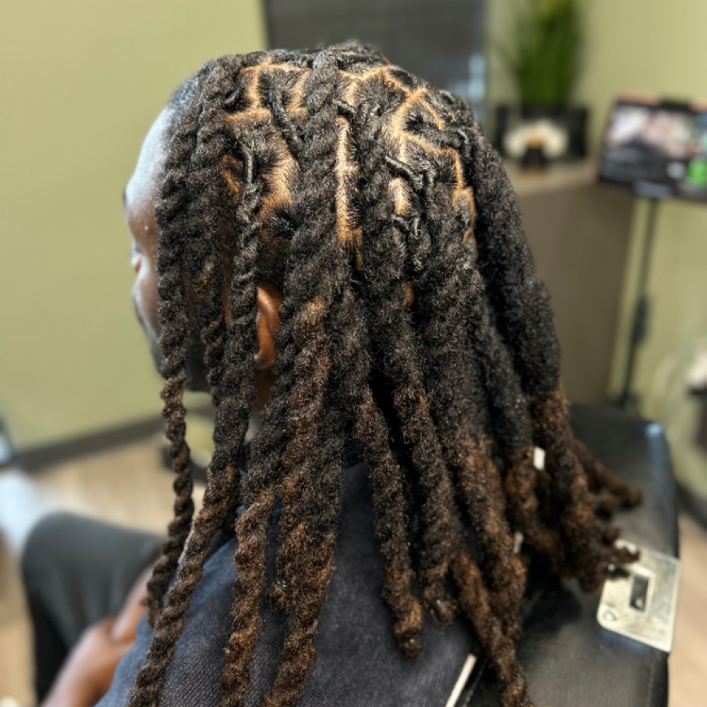 Loc Maintenance at Key Barbering in Houston, TX