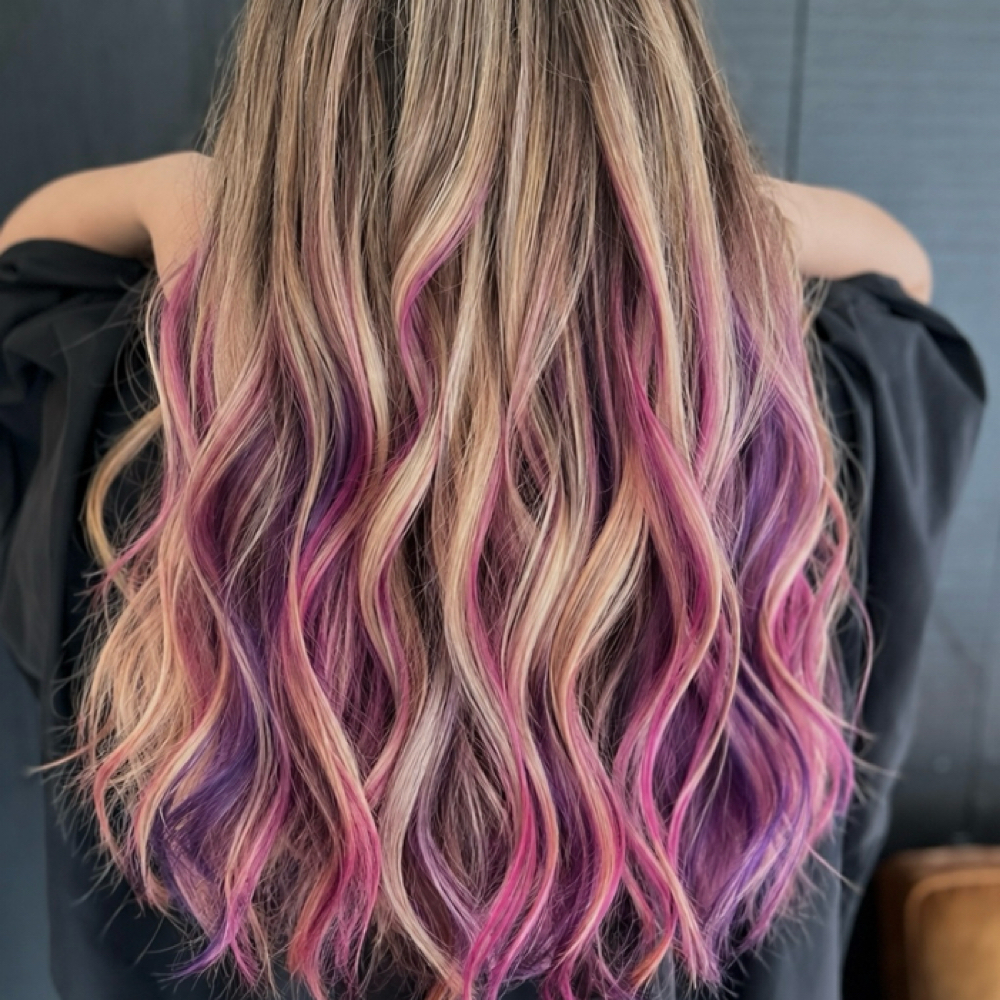 Vivids And Fun Colors W/ Balayage at Danie Cole in Lapeer, MI
