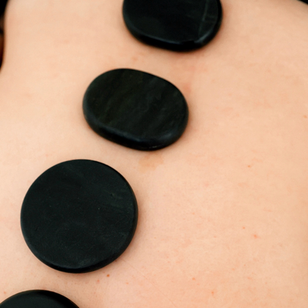 60 Min Hot River Rock Massage at The Studio on Main Street in Council Grove, KS
