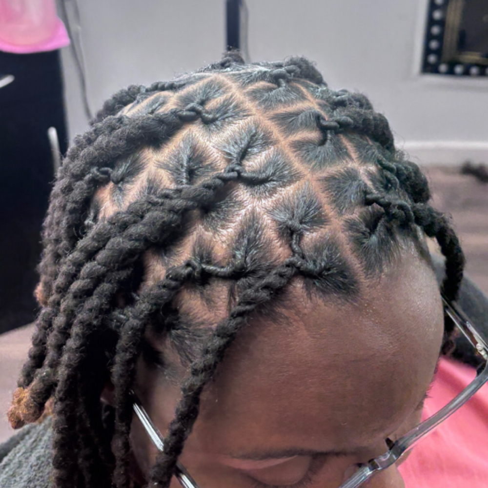 Locs-Wash, Retwist & Two Strands at Loc’d w Key in Wichita, KS