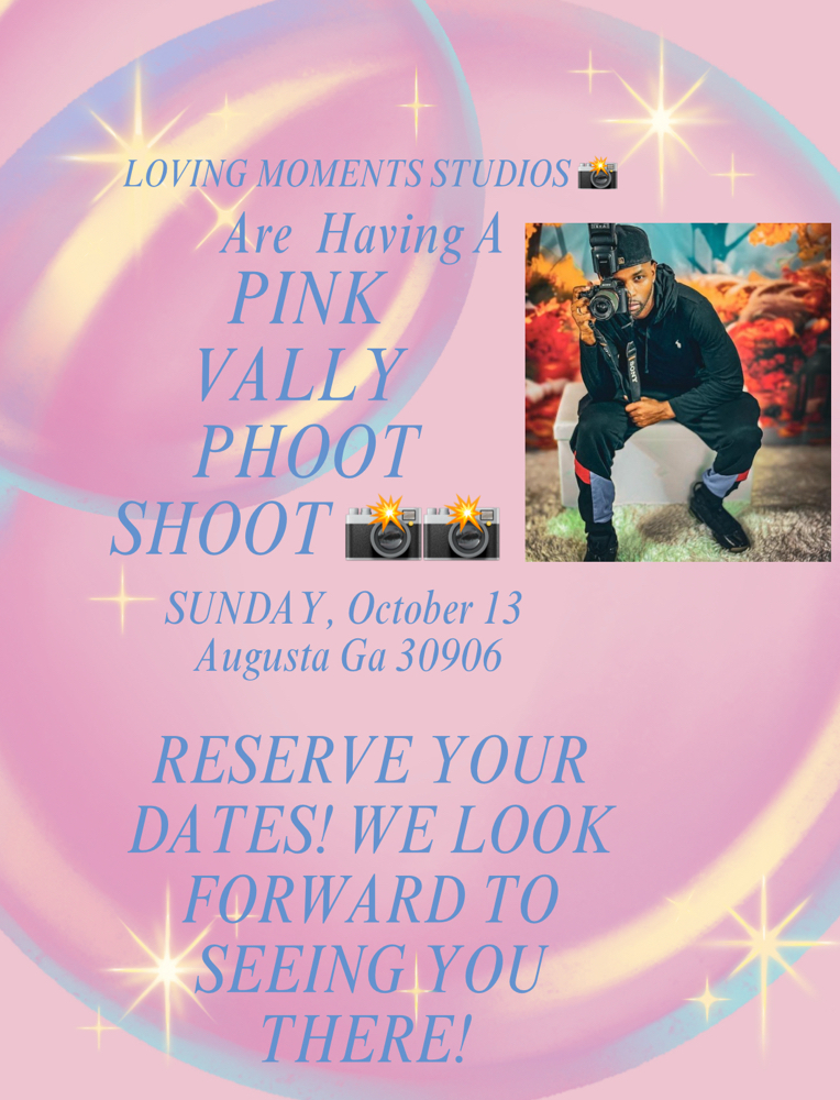 PINK Vally at Loving Moments Studios 📸📸 in Augusta, GA